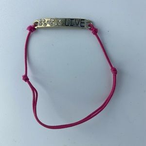 Simple bracelet with stretch band